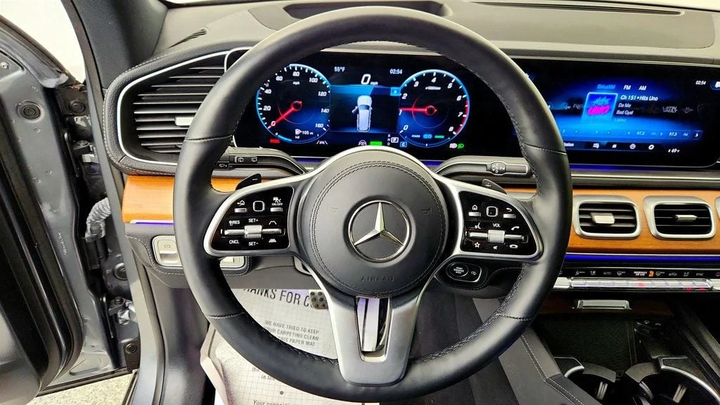 Used 2023 Selenite Grey Metallic Mercedes-Benz GLS 580 4MATIC® SUV w/ Driver Assistance Pkg, Nappa Leather & HUD image 13