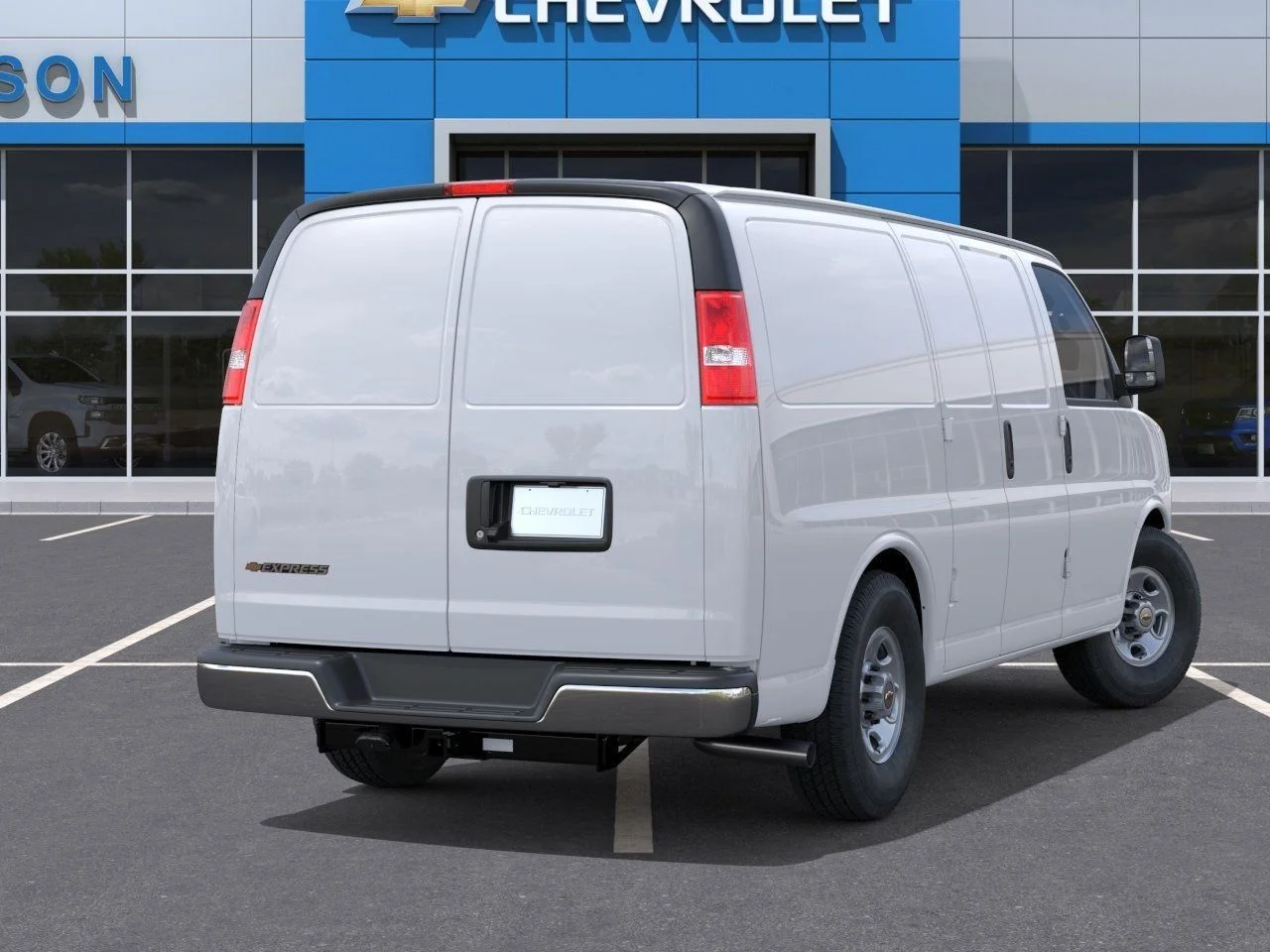 New 2025 White Chevrolet Work Van image 4
