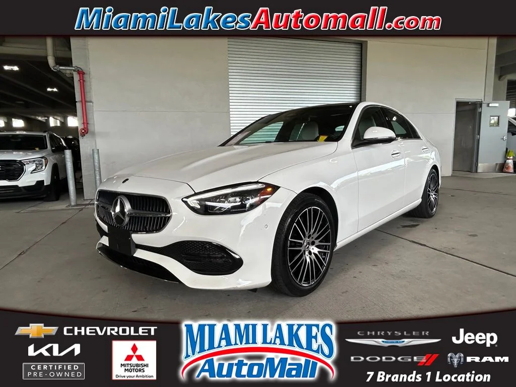 Used 2025 White Mercedes-Benz C 300 image 1