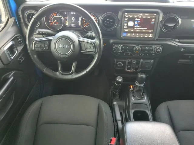 Certified Used 2021 Blue Jeep Unlimited Sport Altitude image 17