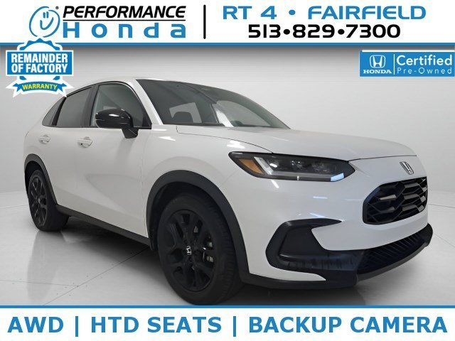 Certified Used 2024 Platinum White Pearl Honda 5DR AWD SPORT image 1