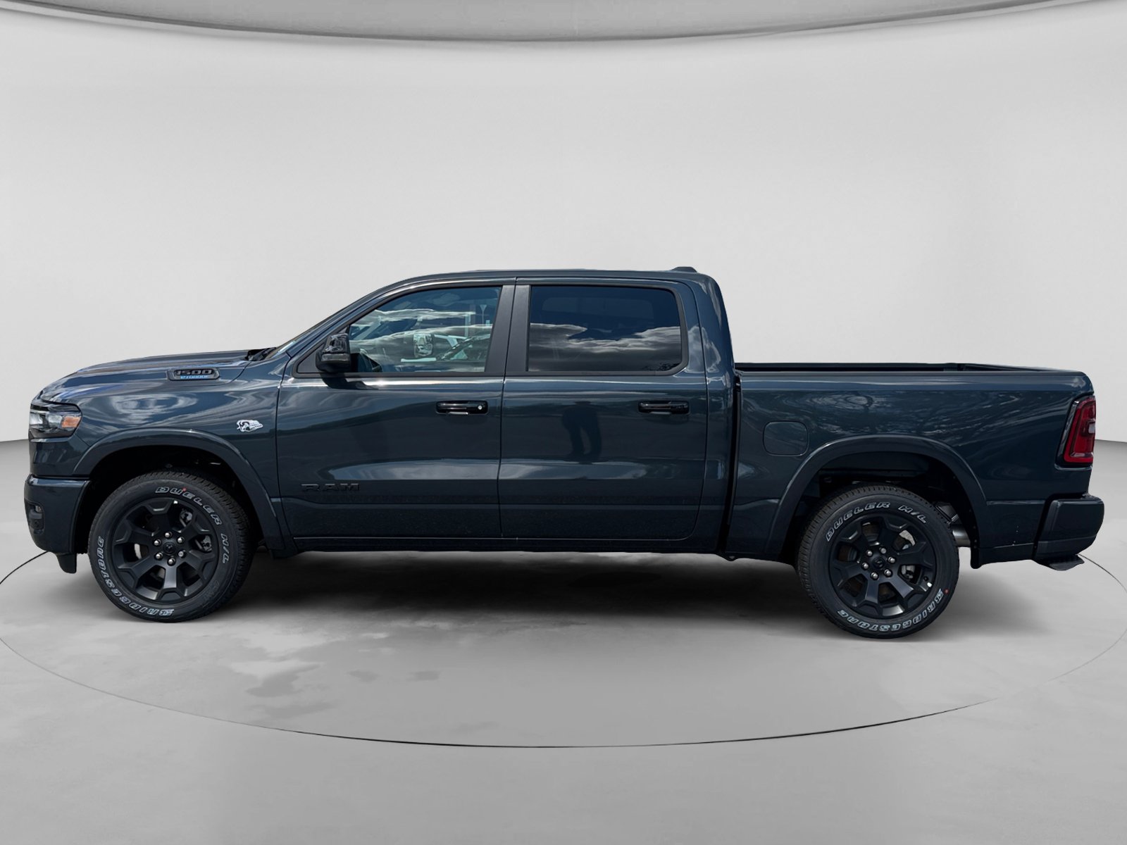 New 2026 Forged Blue Metallic Exterior Paint RAM Big Horn 4x4 Crew Cab 5