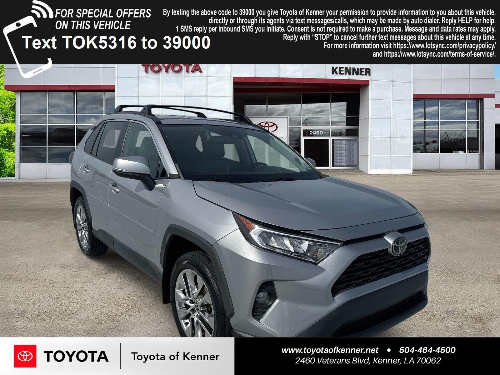 Used 2021 Silver Sky Metallic Toyota XLE Premium image 1