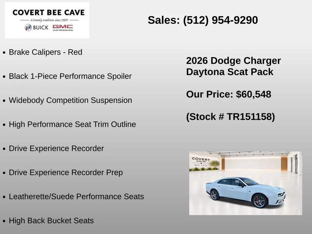 New 2026 White Knuckle Exterior Paint Dodge R/T Scat Pack image 21