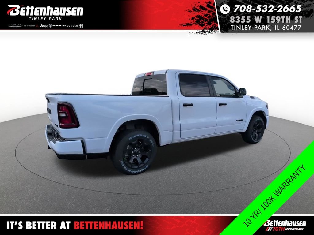 New 2026 Bright White Clear-Coat Exterior Paint RAM Big Horn/Lone Star image 7