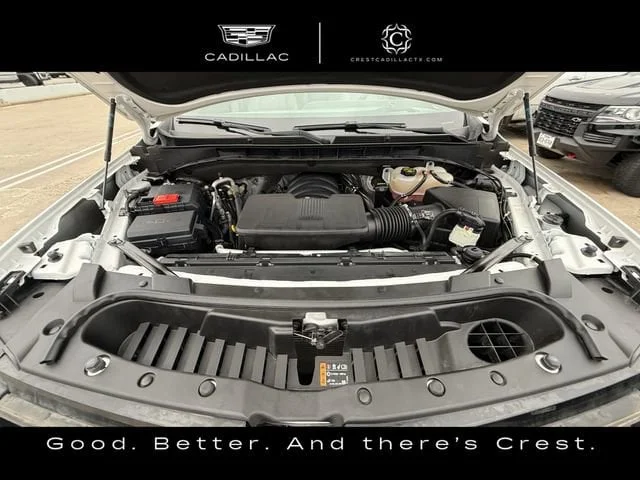 Used 2023 Crystal White Tricoat CADILLAC Premium Luxury Platinum image 43