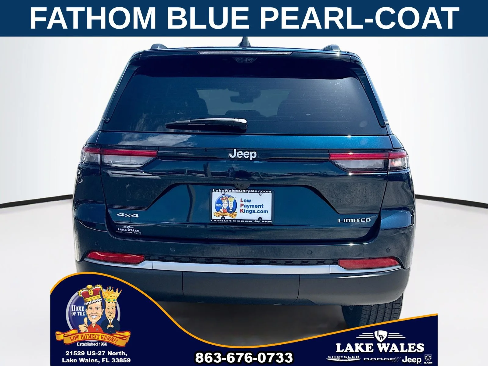 New 2026 Fathom Blue Pearl-Coat Exterior Paint Jeep Limited image 5
