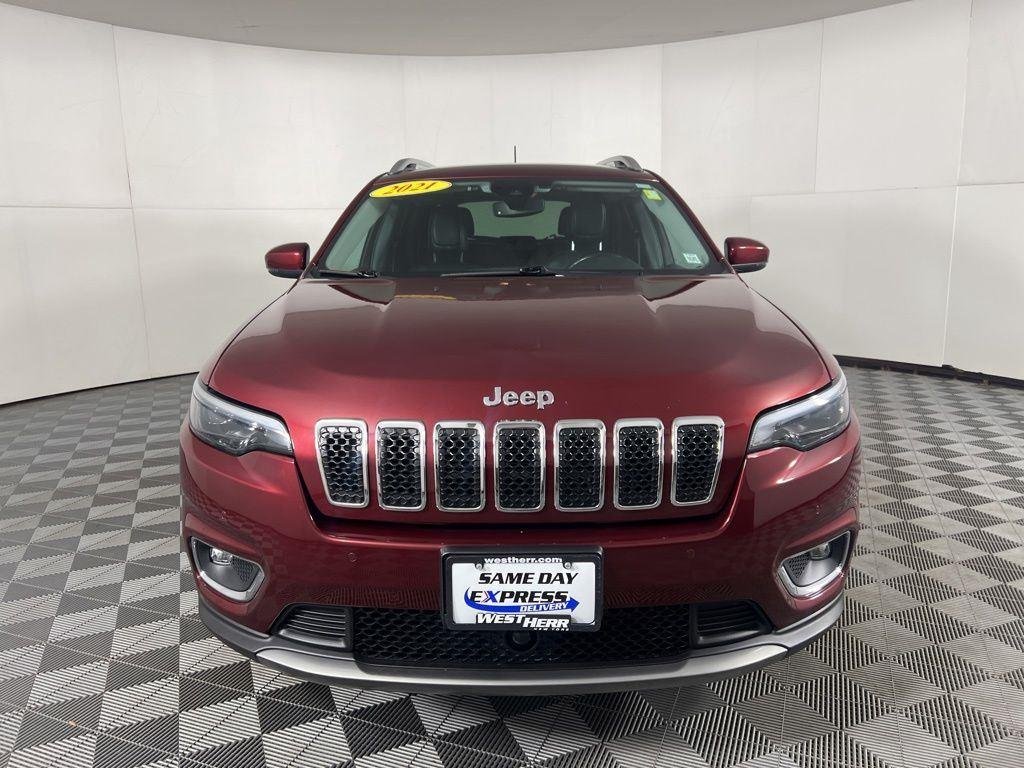 Used 2021 Velvet Red Pearlcoat Jeep Limited image 13