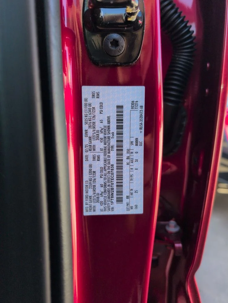 New 2026 Red Ford XLT BLACKWIDOW image 35
