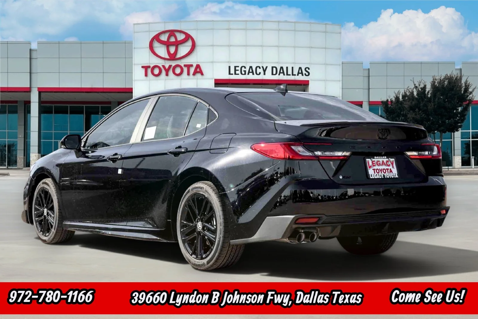New 2026 Midnight Black Metallic Toyota SE image 8