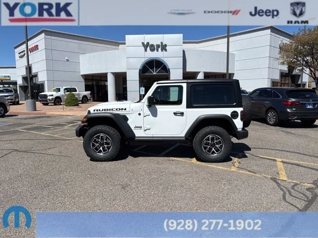New 2026 Bright White Clear-Coat Exterior Paint Jeep Rubicon image 1