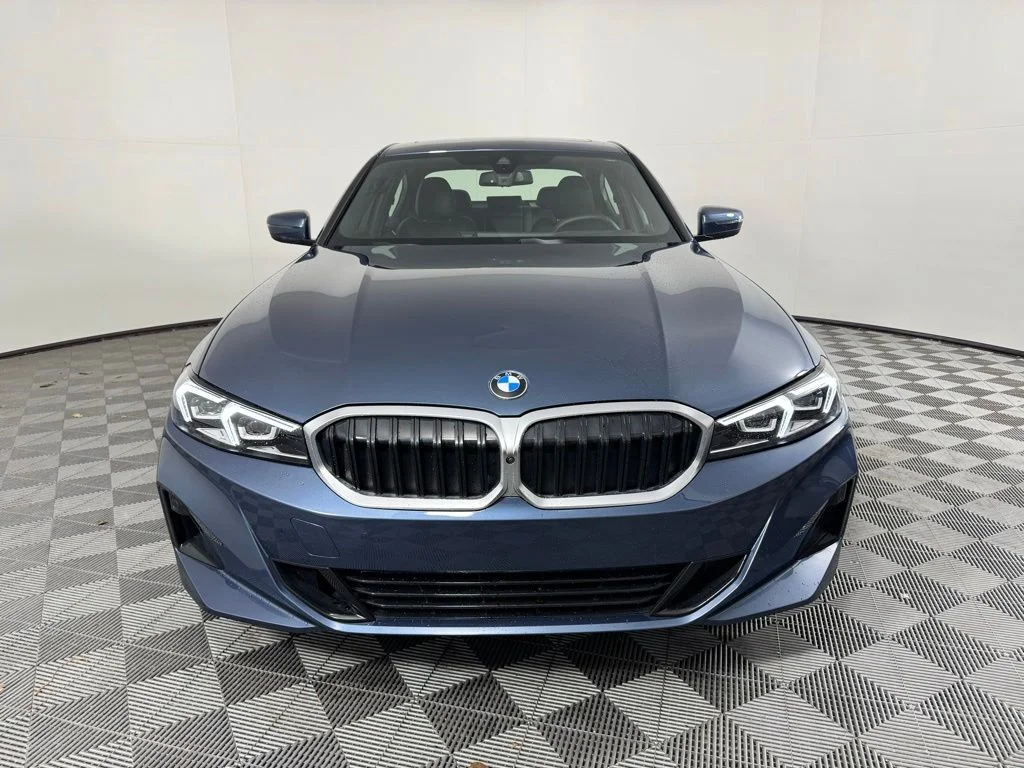 Certified Used 2025 Arctic Race Blue metallic BMW 330i xDrive image 2