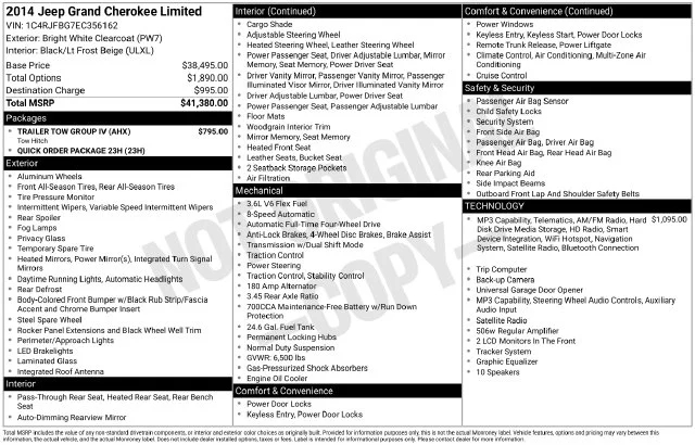 Used 2014 White Jeep Limited image 7