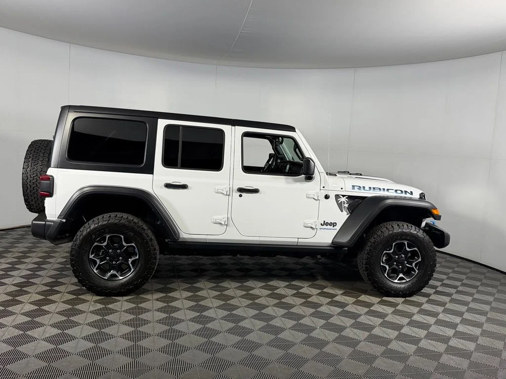 Certified Used 2023 White Jeep Rubicon 4xe image 3