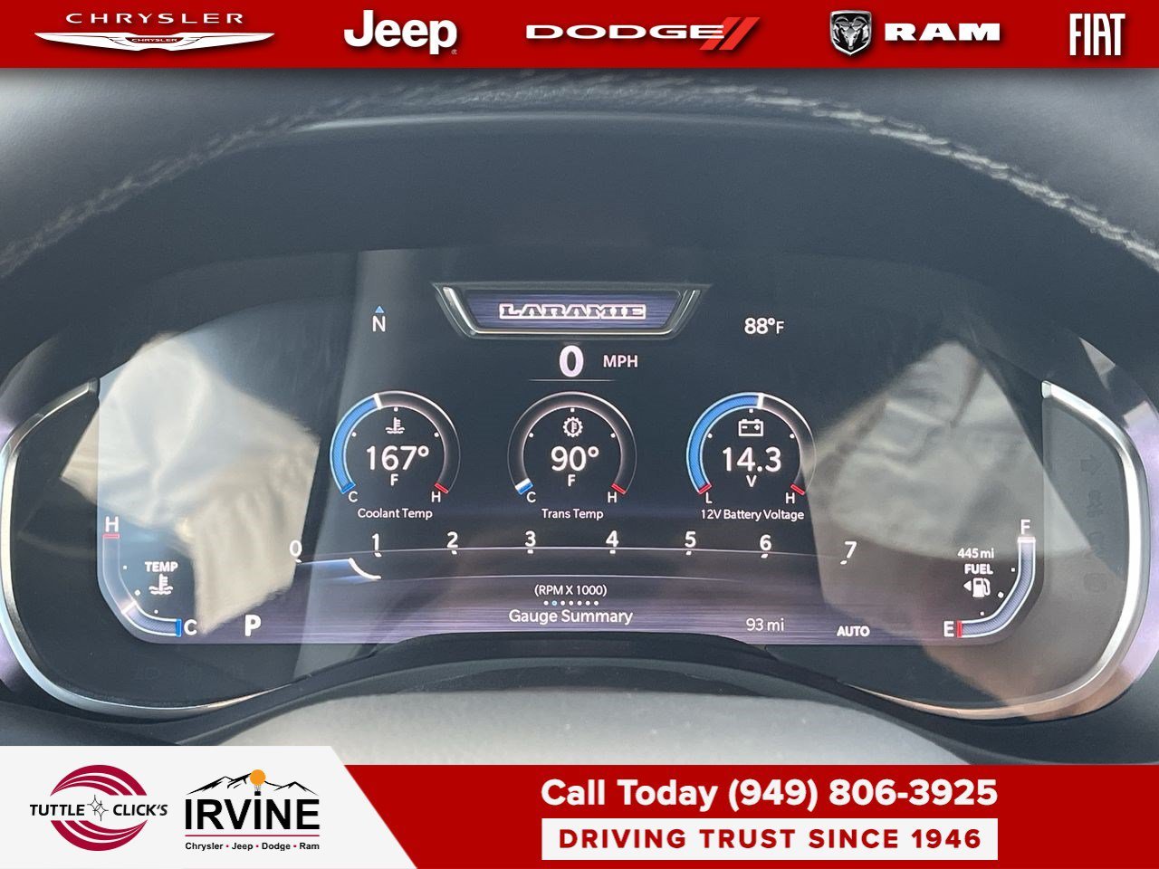 New 2026 Bright White Clear-Coat Exterior Paint RAM Laramie image 22