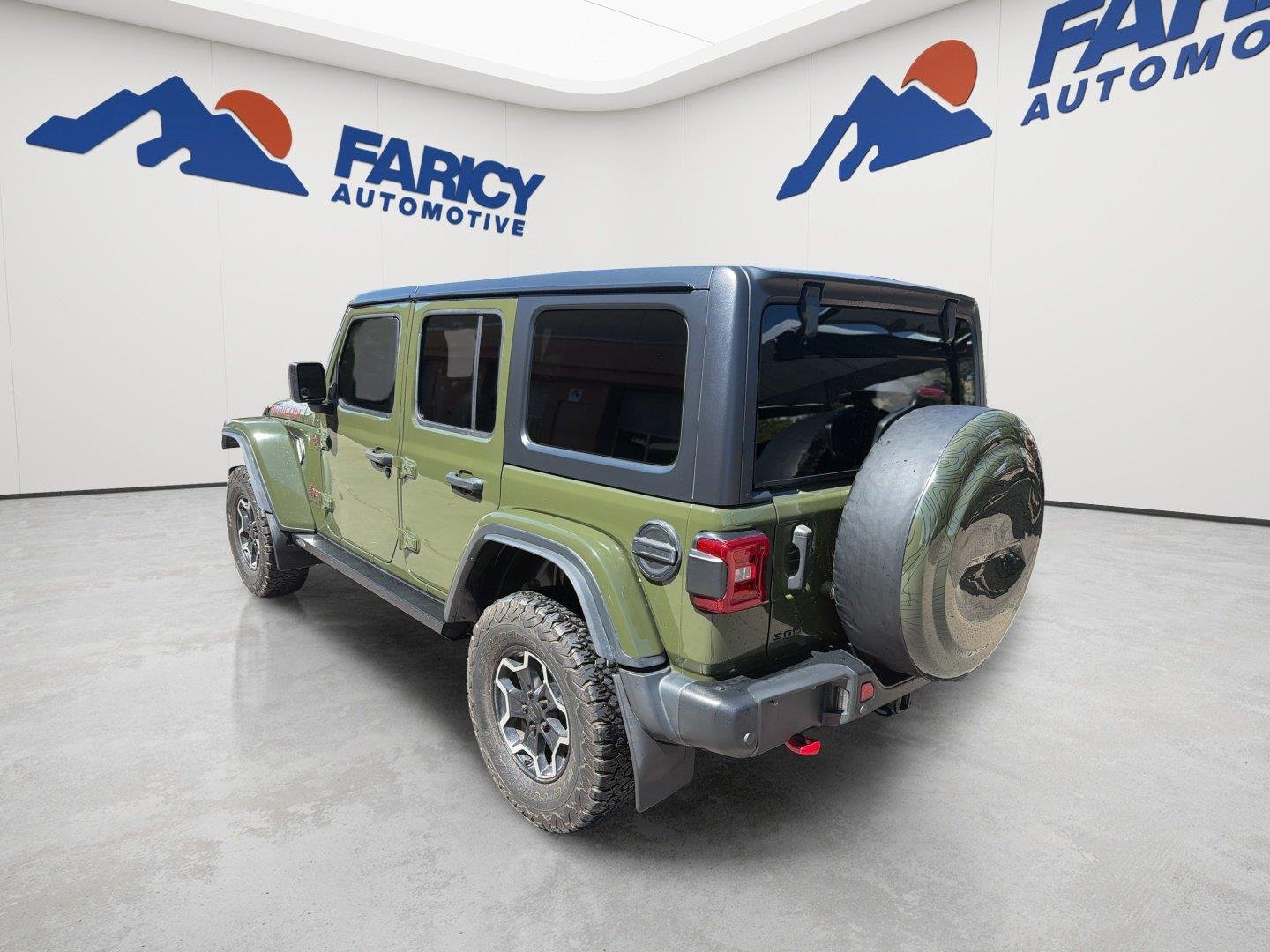 Used 2023 Sarge Green Clearcoat Jeep Rubicon Farout image 9