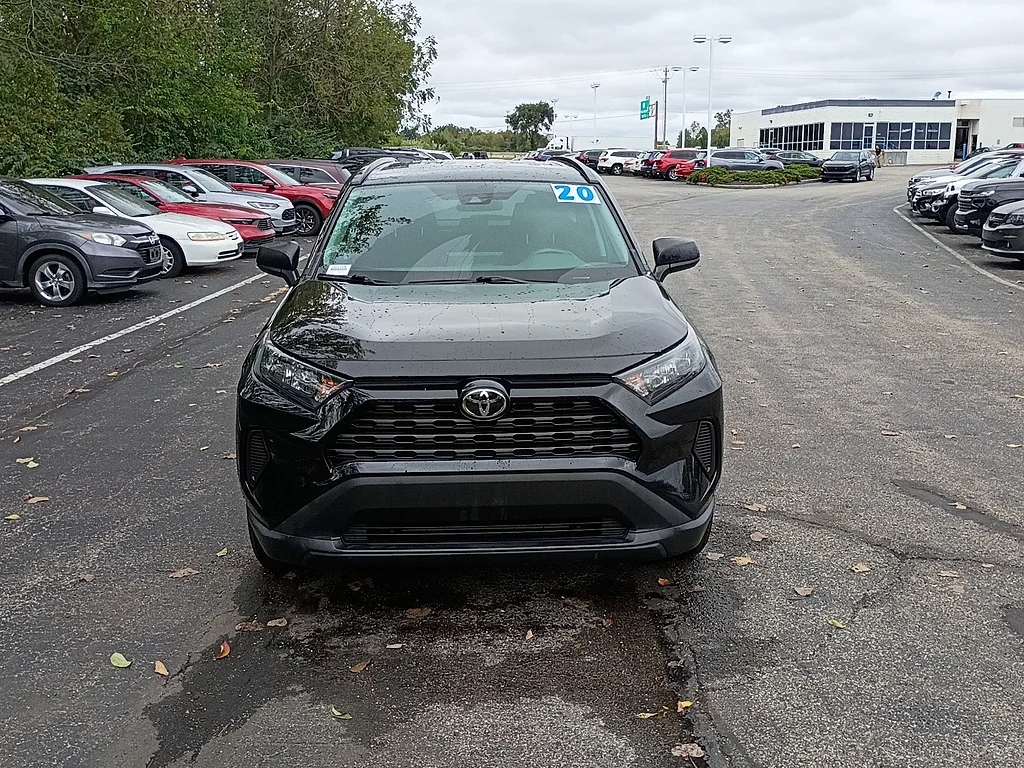 Used 2020 Midnight Black Metallic Toyota LE image 8