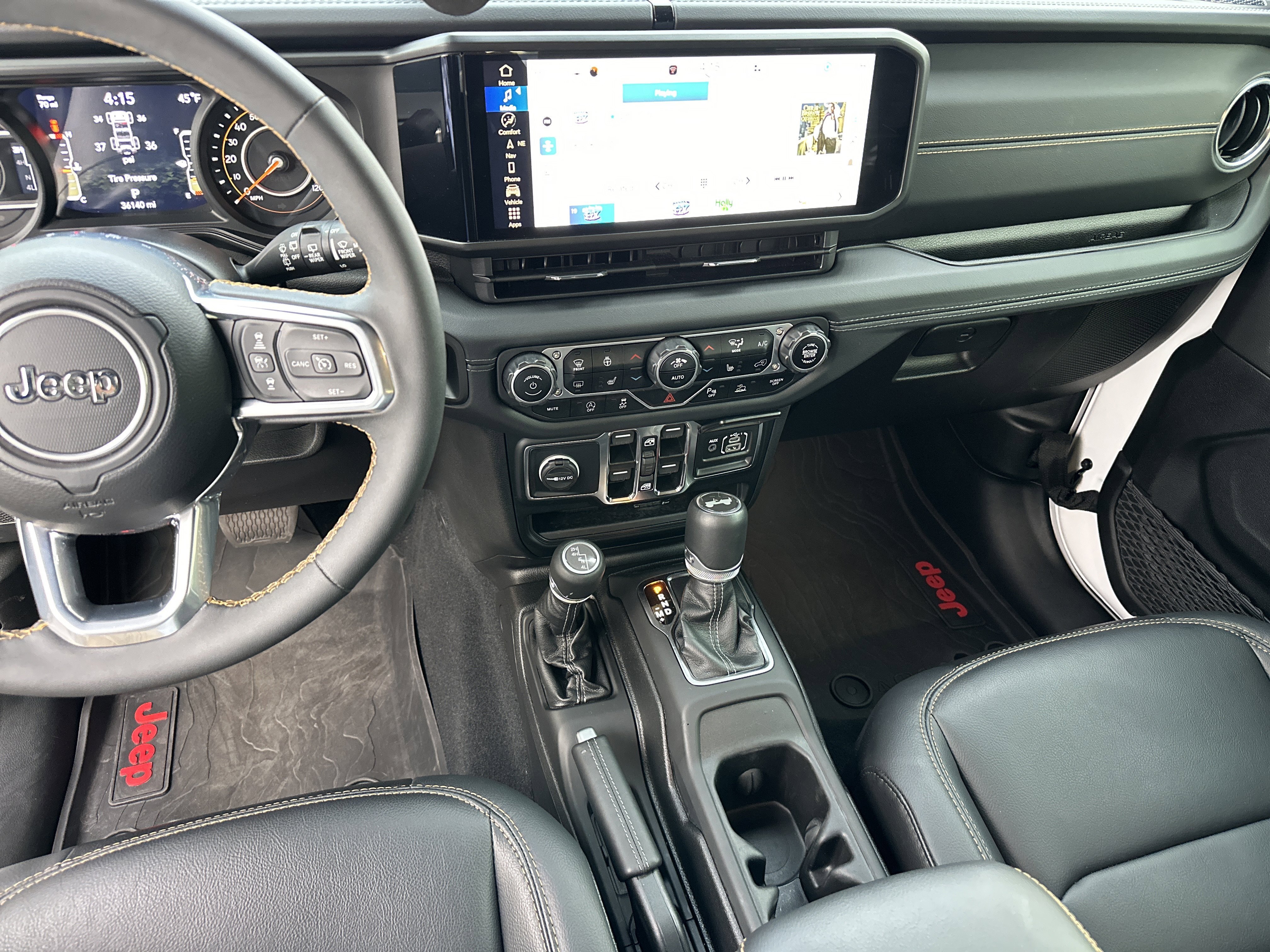 Used 2024 Bright White Clearcoat Jeep Sahara image 25