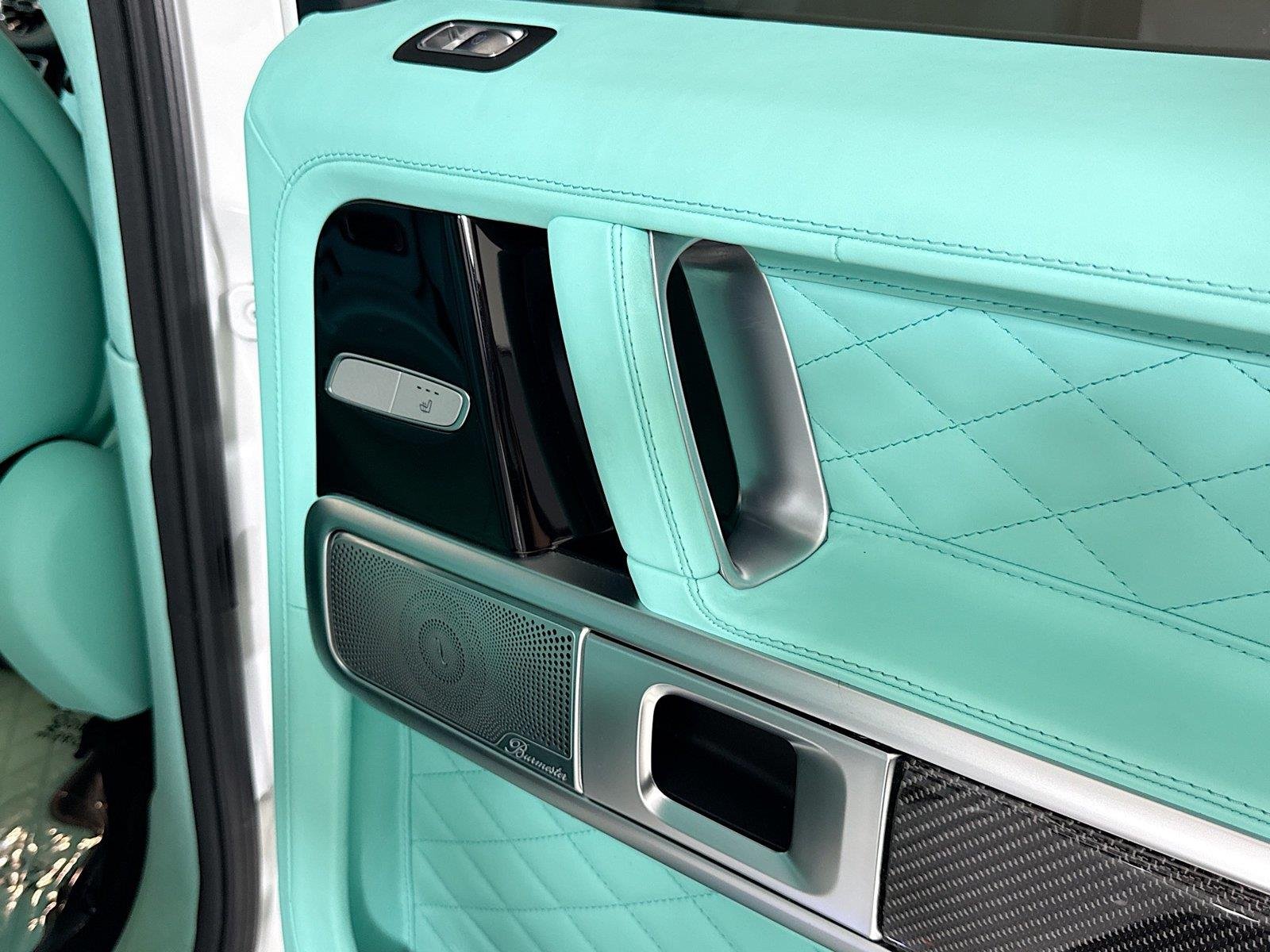 Used 2024 Polar White Mercedes-Benz AMG® G 63  Brabus Custom Widebody / Custom Tiffany Interior image 27