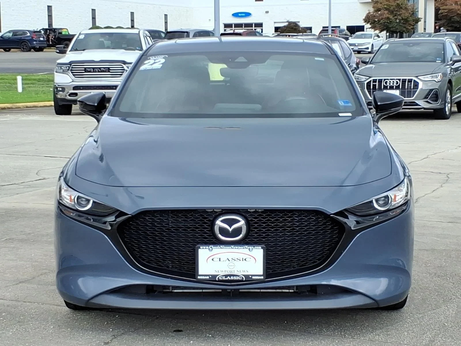 Used 2022 Polymetal Gray Metallic Mazda Carbon Edition image 2