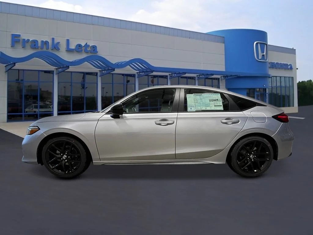 New 2026 Solar Silver Metallic Honda FWD Sport image 2