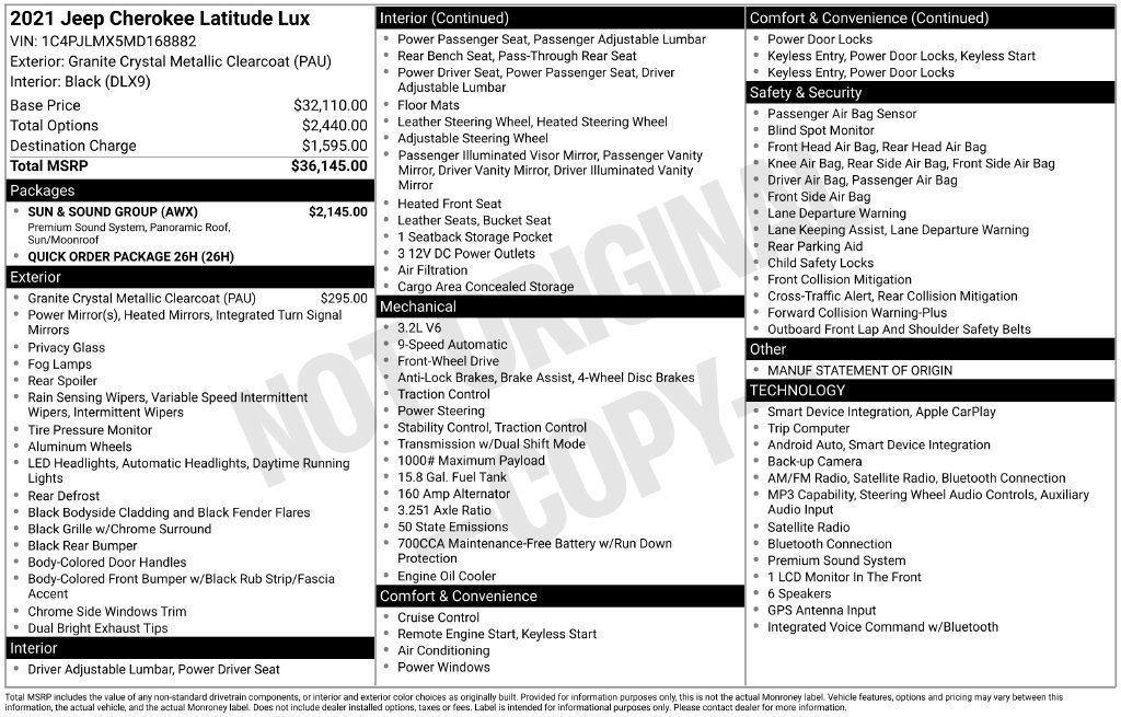 Used 2021 Gray Jeep Latitude Lux image 2