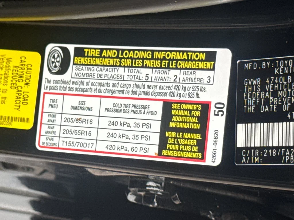 Used 2025 Black Toyota LE image 47