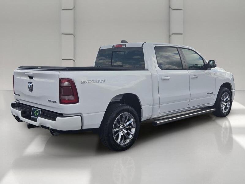 Used 2023 Bright White Clearcoat RAM Laramie 4x4 Crew Cab 5