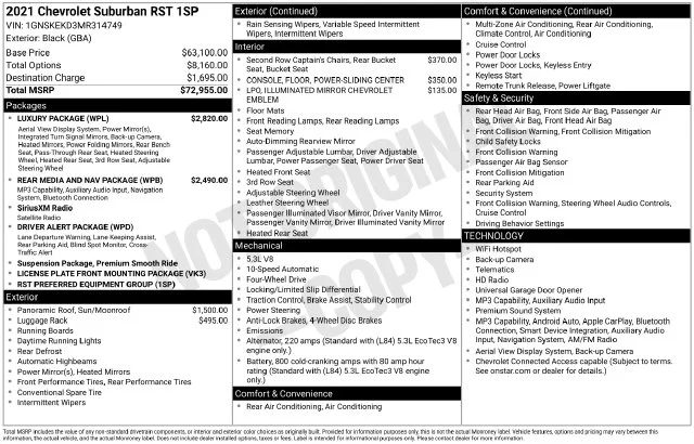 Used 2021 Black Chevrolet RST image 7