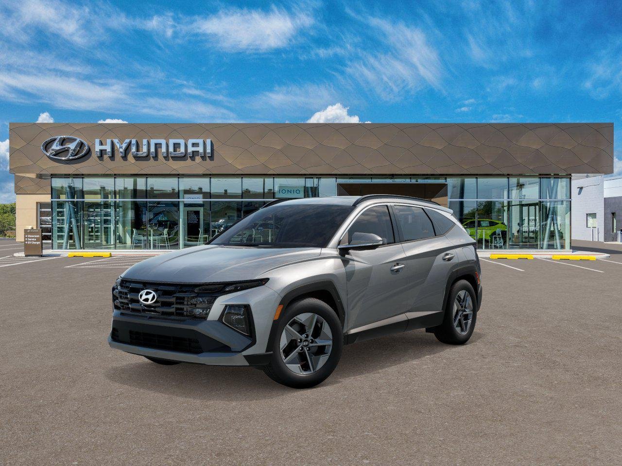 New 2026 Shimmering Silver Hyundai SEL Premium FWD image 1