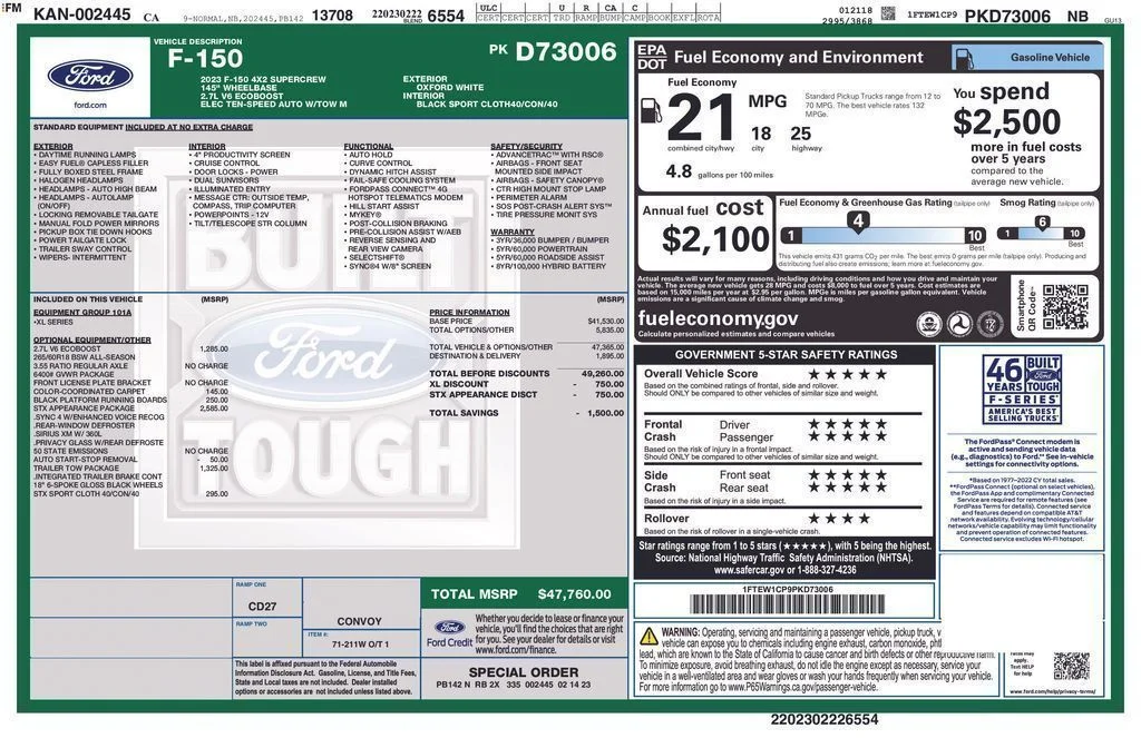Certified Used 2023 White Ford XL image 8