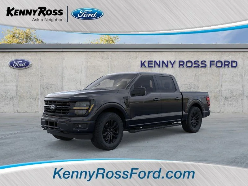 New 2026 Agate Black Metallic Ford XLT image 1