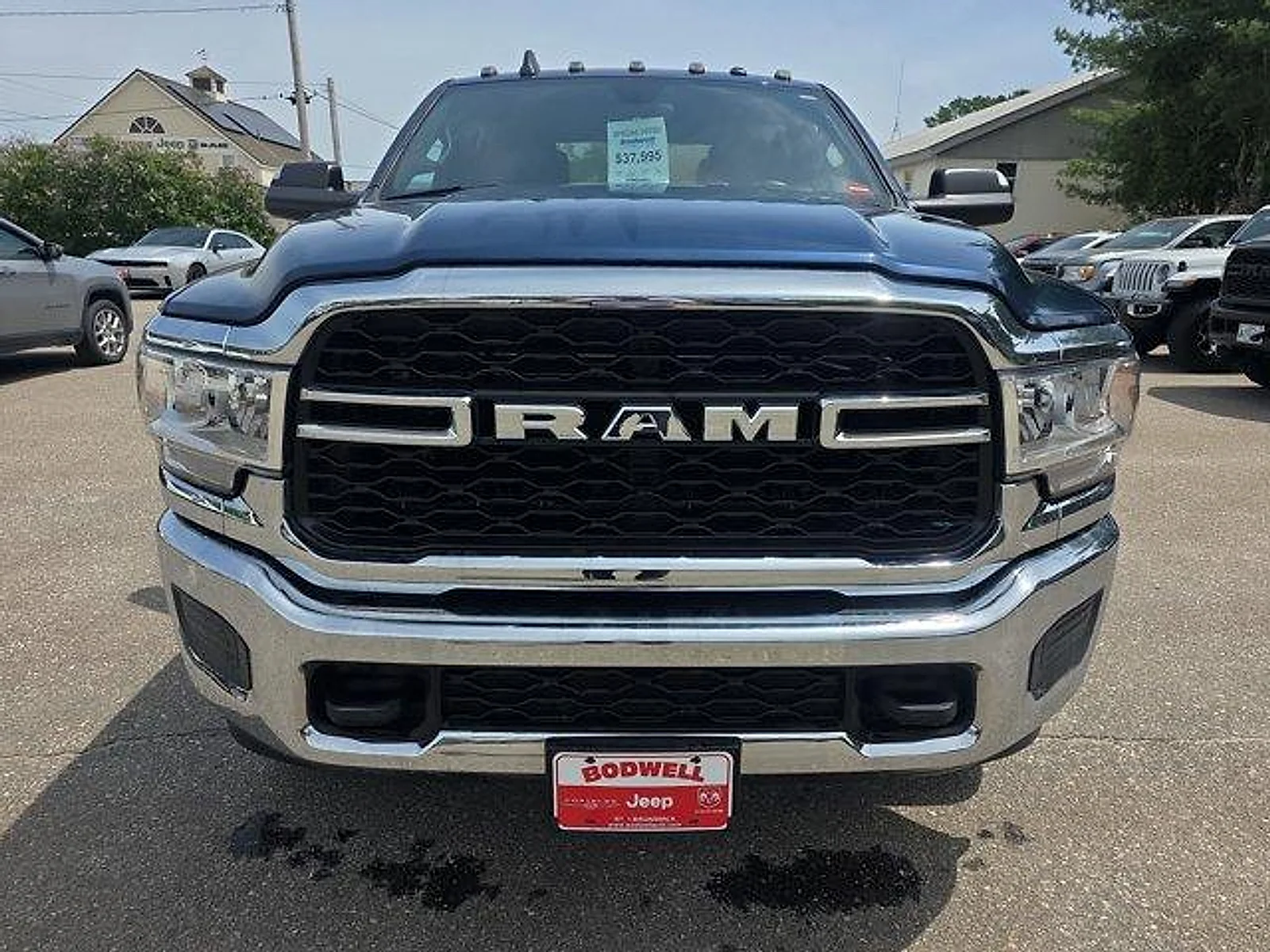Certified Used 2021 Patriot Blue Pearlcoat Ram Tradesman Crew Cab 4x4 6