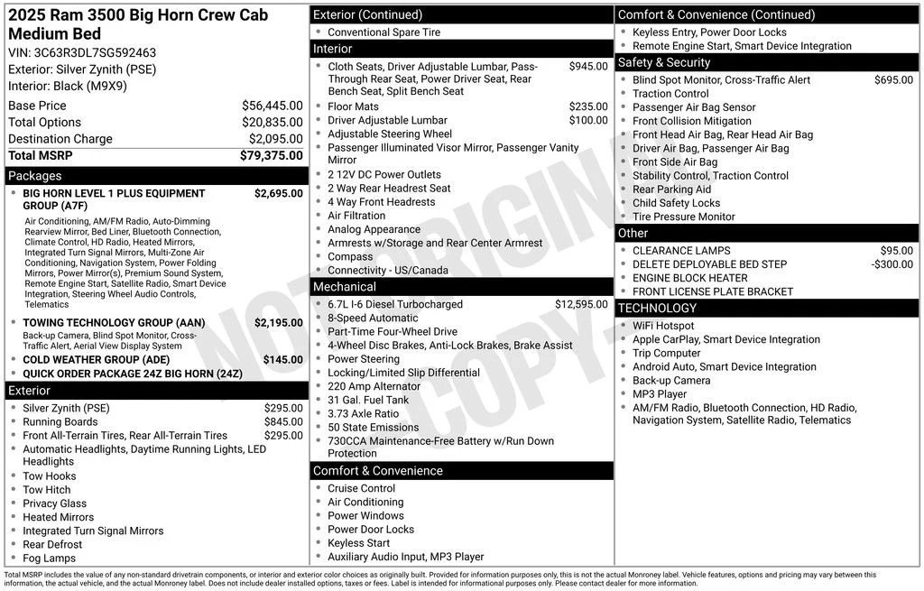 2025 RAM 3500 Big Horn - Photo 6