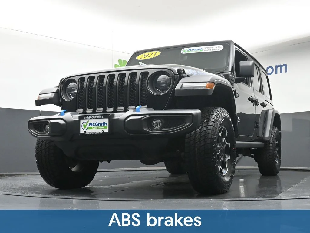 Certified Used 2023 Black Jeep Rubicon 4xe image 9
