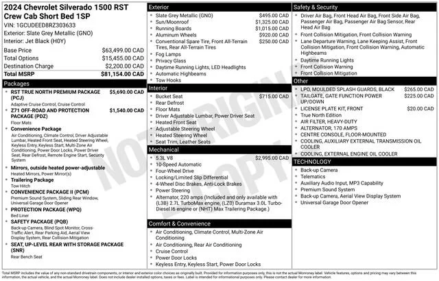 Used 2024 Slate Gray Metallic Chevrolet RST image 32