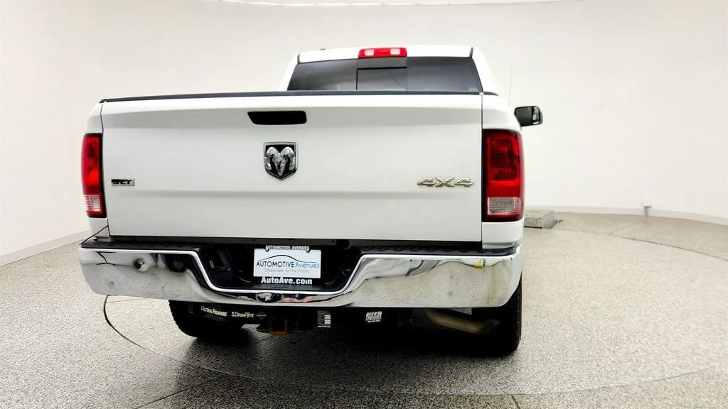 Used 2019 Bright White Clearcoat Ram SLT 4x4 Crew Cab 5