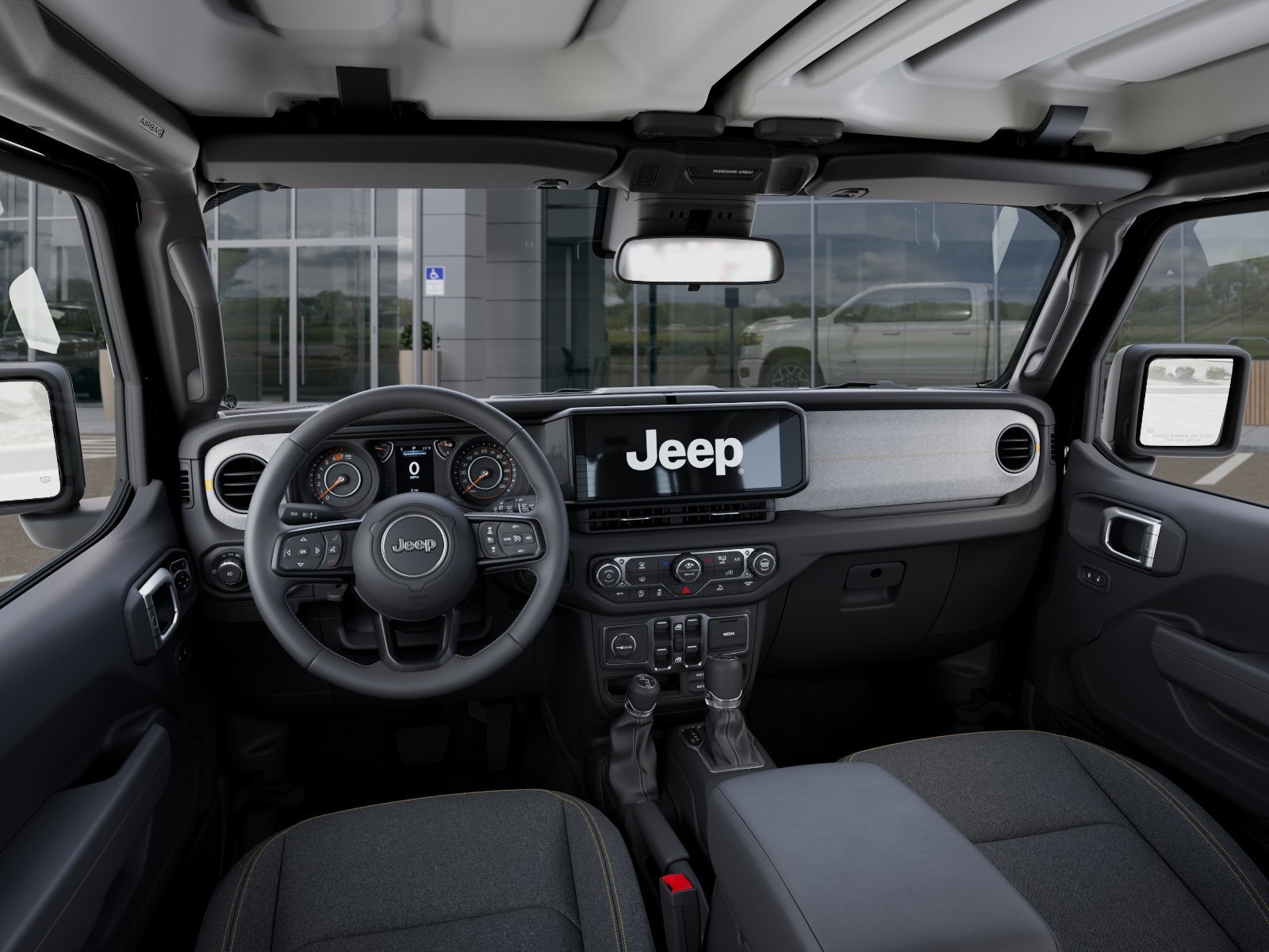 New 2026 Black Clear-Coat Exterior Paint Jeep Sport S 4-Door image 14