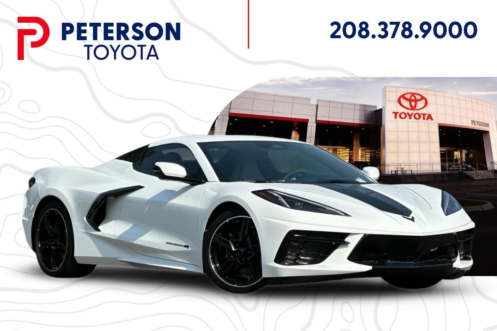 Used 2025 White Chevrolet Stingray image 1