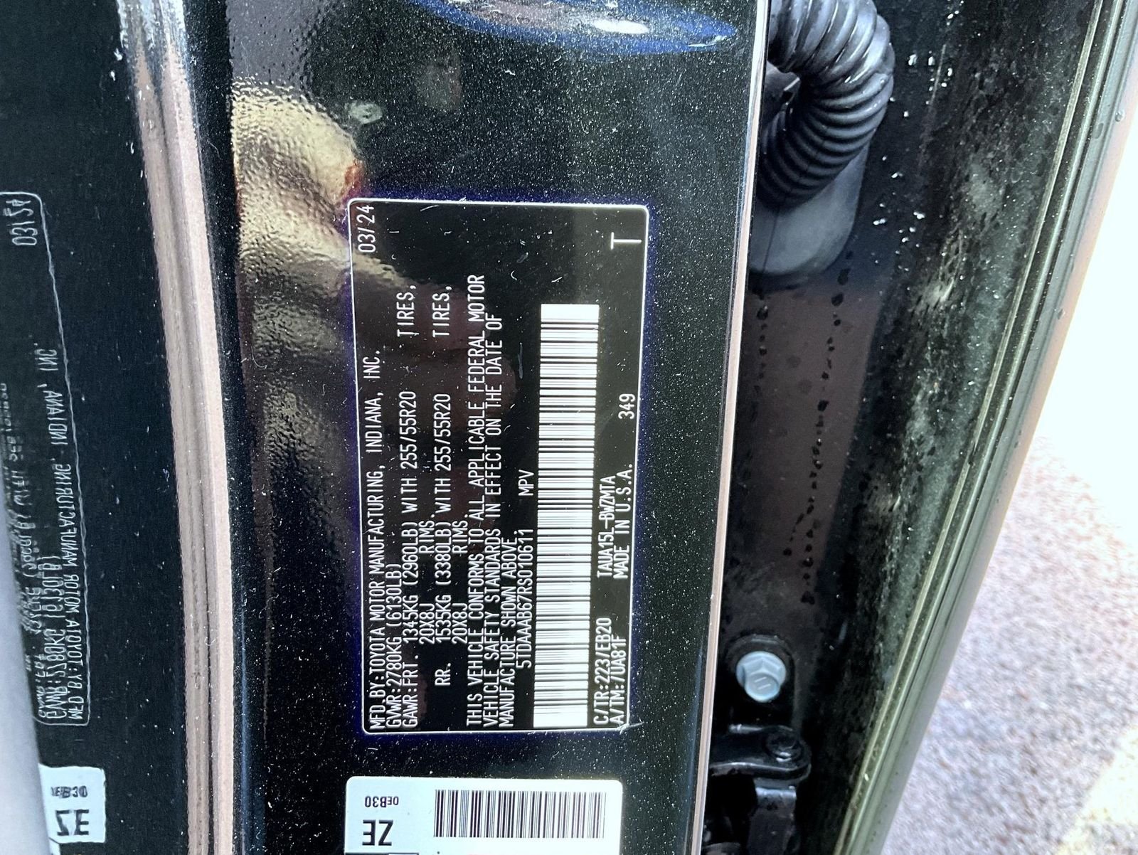 Used 2024 Black Lexus 350 Premium image 27