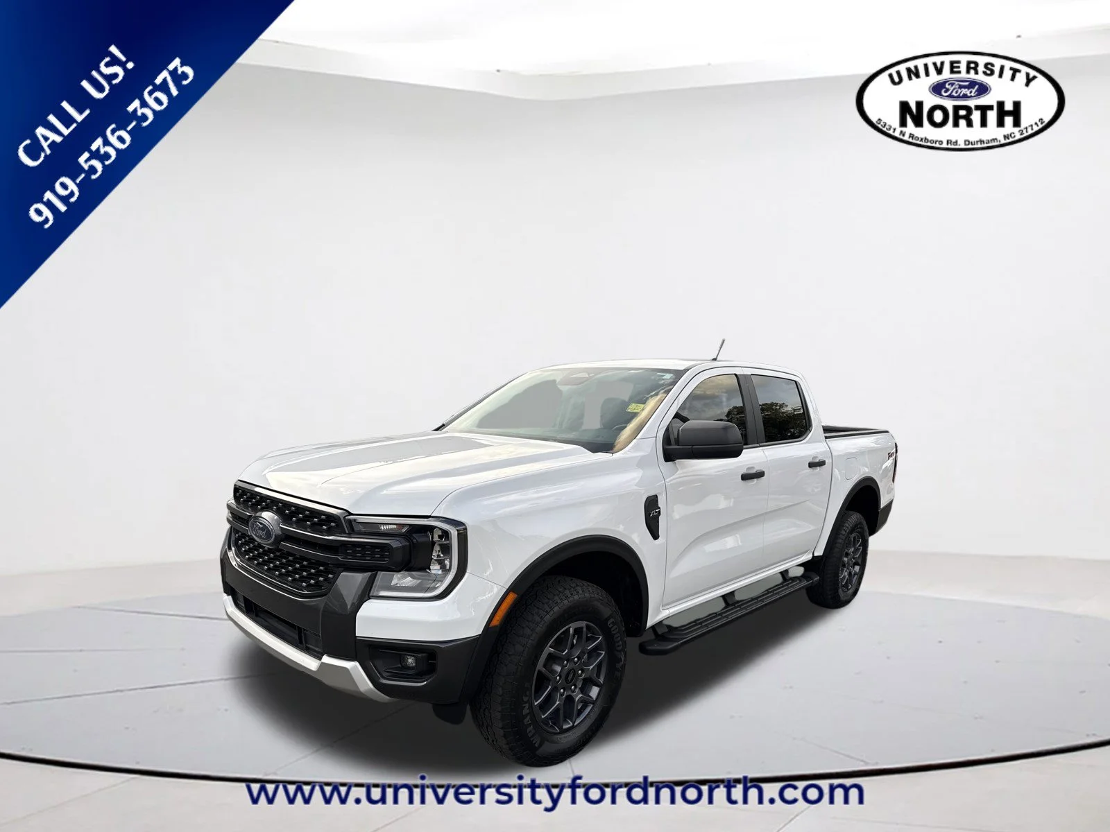 Used 2025 Oxford White Ford XLT image 3