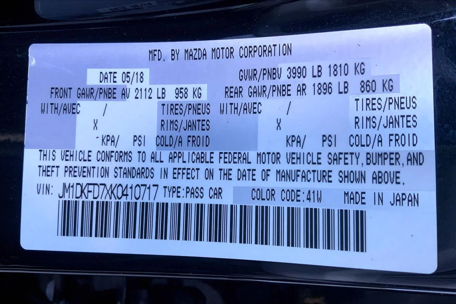 Used 2019 Jet Black Mica Mazda Grand Touring image 34