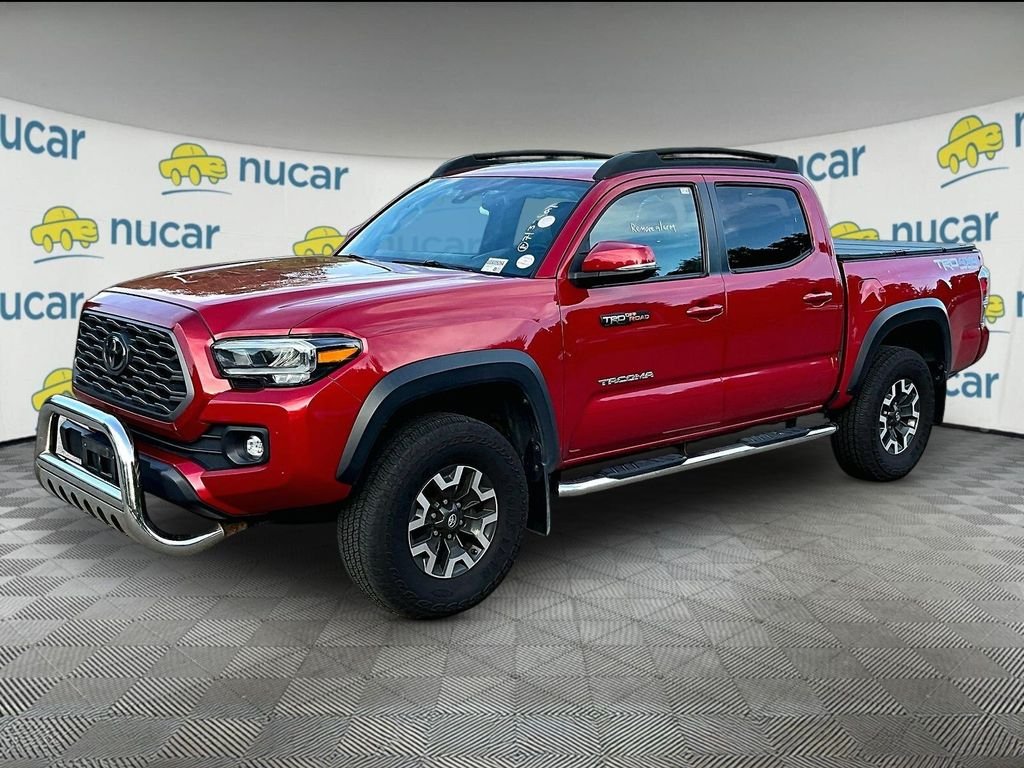 Used 2021 Red Toyota TRD Off-Road image 3