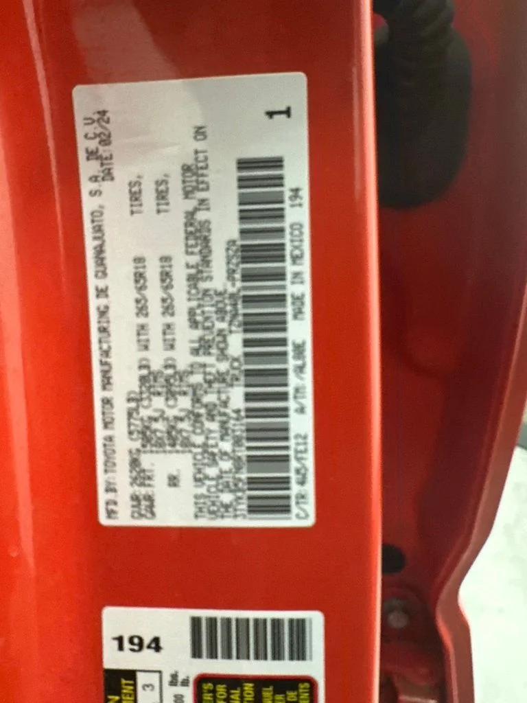 Used 2024 Orange Toyota TRD Sport image 28