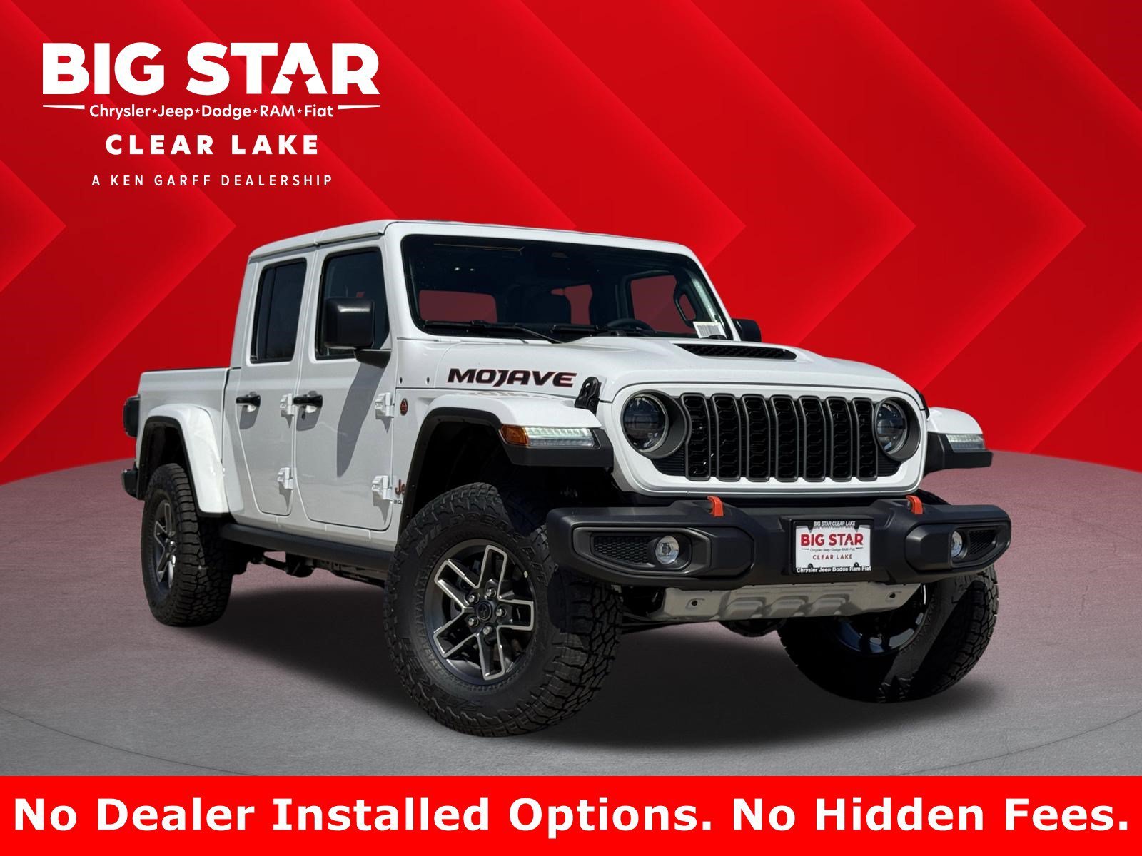 New 2026 Bright White Clear-Coat Exterior Paint Jeep Mojave image 1