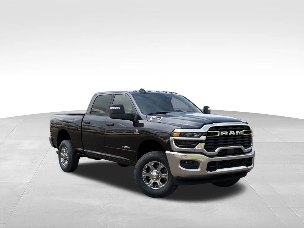 New 2026 Diamond Black Crystal Pearl-Coat Exterior Paint RAM Big Horn image 5