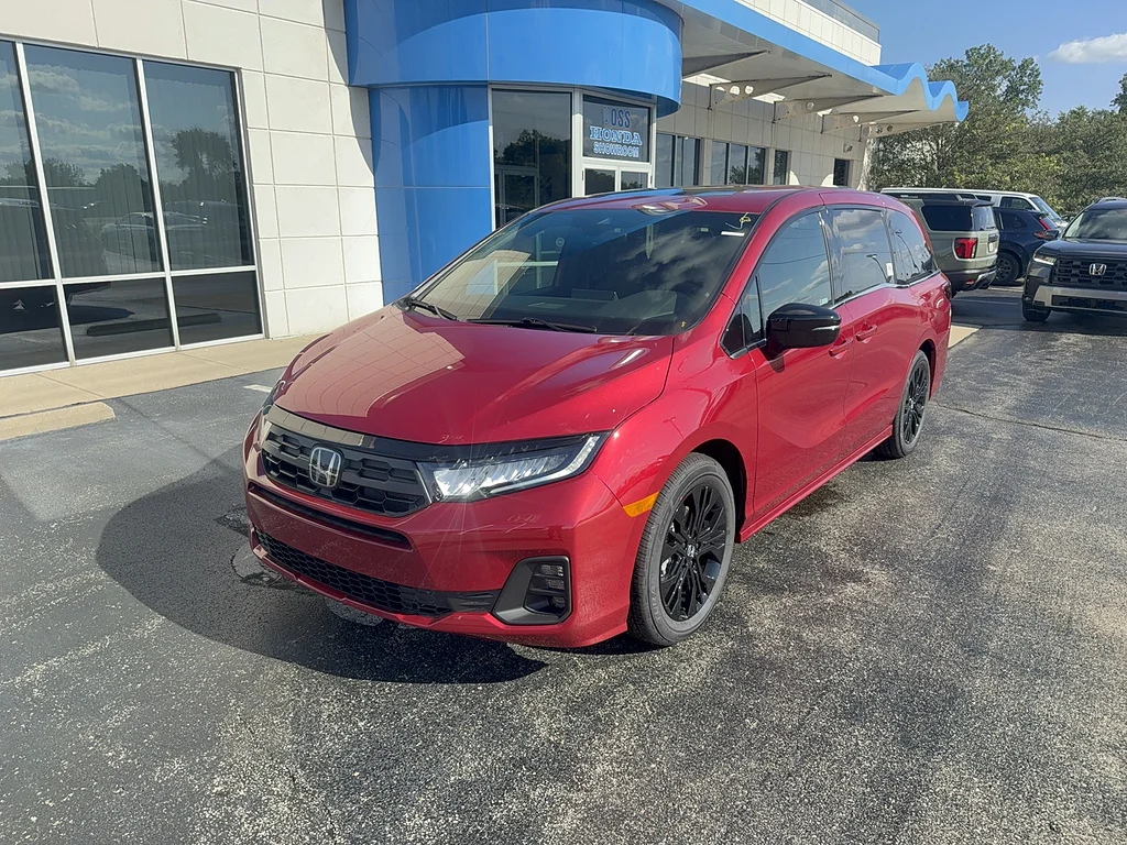 New 2026 Radiant Red Metallic II Honda Sport-L image 1