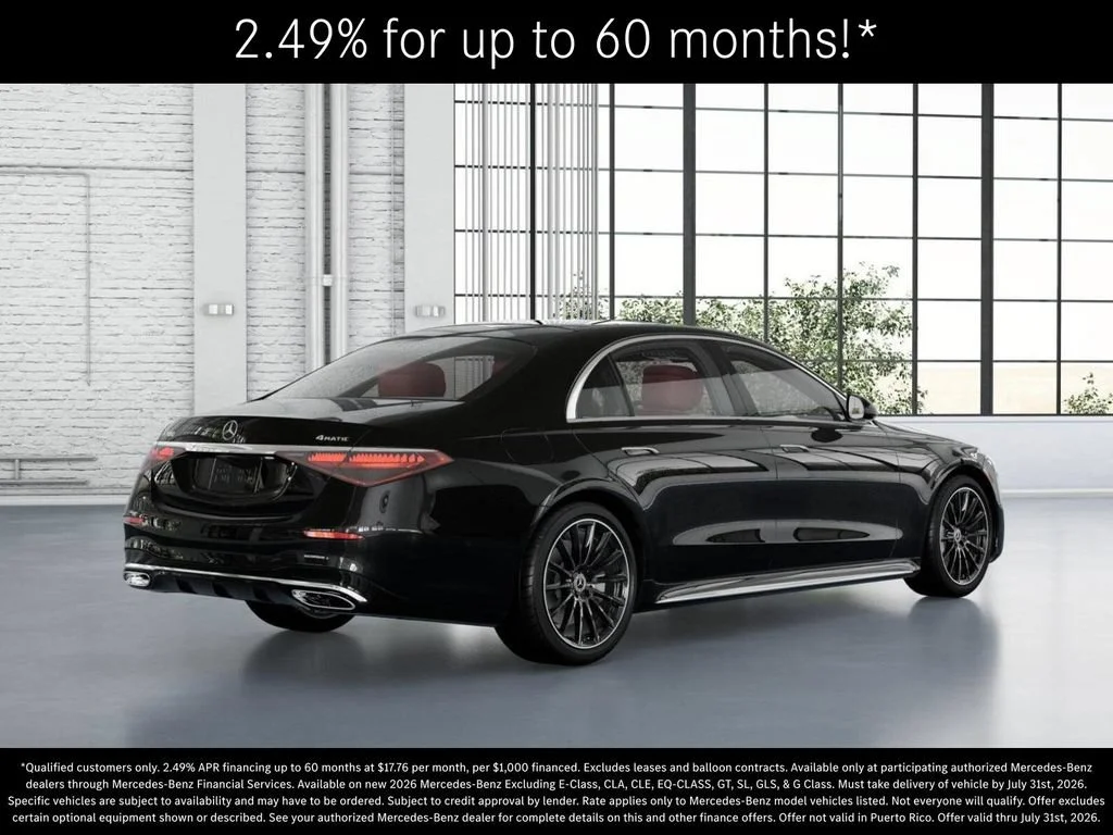 New 2026 Obsidian Black Metallic Mercedes-Benz S 580 image 63
