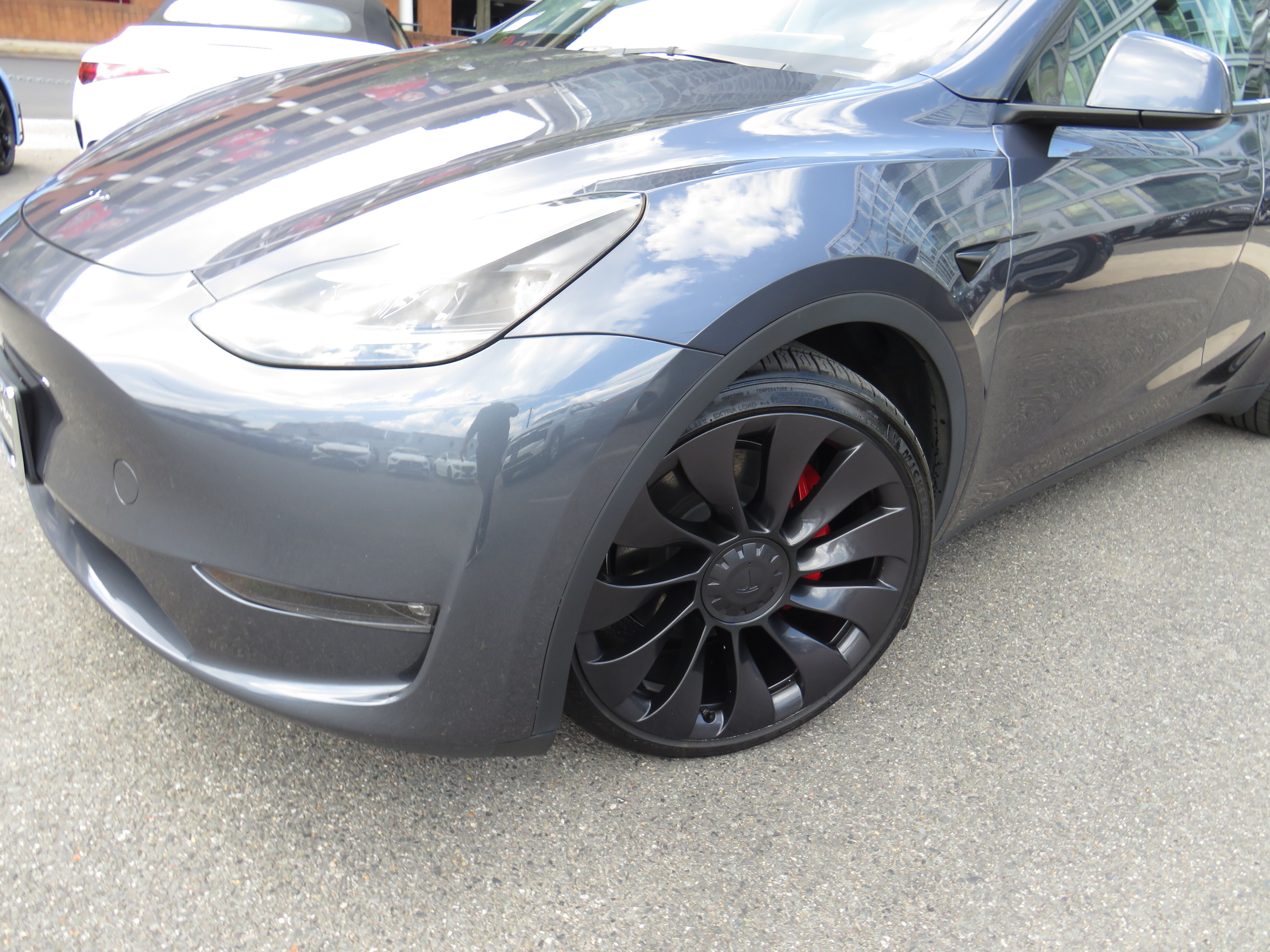 Used 2023 Midnight Silver Metallic Tesla Performance image 22