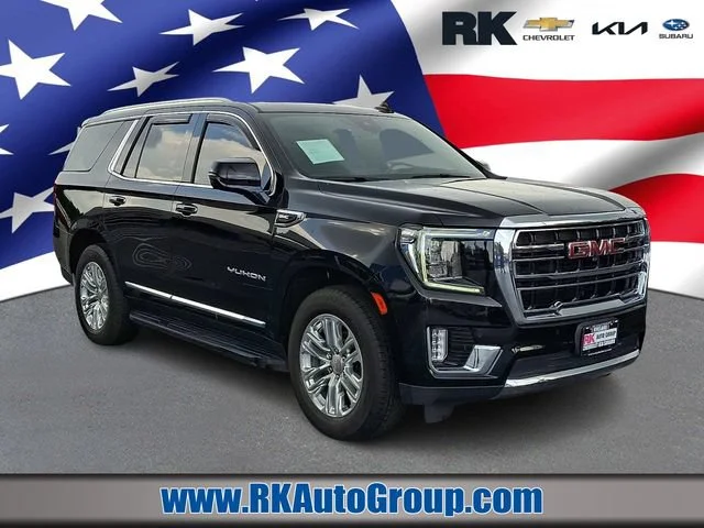 Used 2023 ONYX BLACK GMC SLT image 1